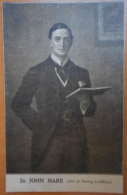 Sir John Hare,Vintage Postcard, Grand Theatre Hull, 1908