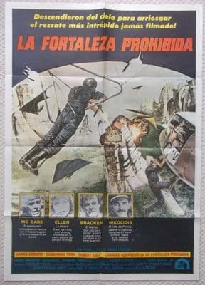 Skyriders, Original Argentinian Movie Poster, James Coburn, '76