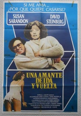 Something Short of Paradise, Argentinian Movie Poster, Susan Sarandon, '79