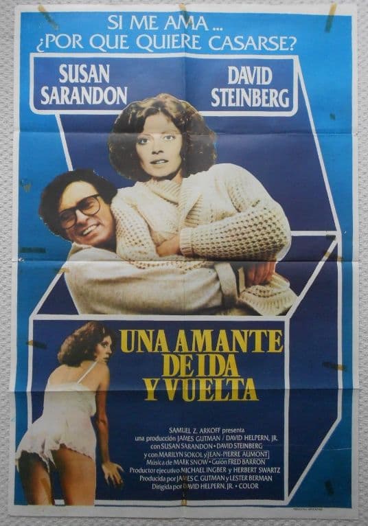 Something Short of Paradise, Argentinian Movie Poster, Susan Sarandon, '79