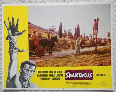 Spartacus, Original Lobby Card #2, Kirk Douglas, Tony Curtis, '68