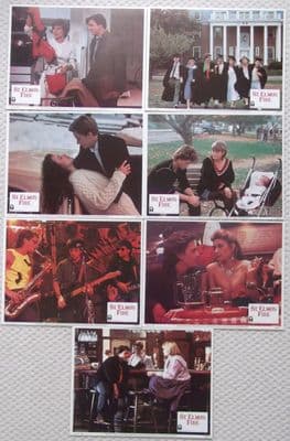 St Elmos Fire, Original Lobby Cards (7), Moore, Lowe, Sheedy, Estevez, '85