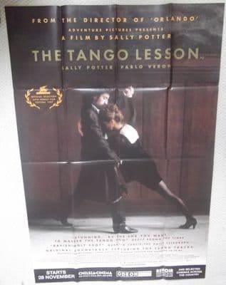 Tango Lesson, Original HUGE TEASER Poster, Sally Potter, Pablo Veron, '97