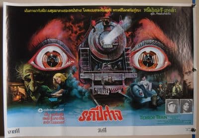 Terror Train (1980) Horror Poster Jamie Lee Curtis - Thai Poster (1)