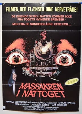 Terror Train Horror Poster - Danish