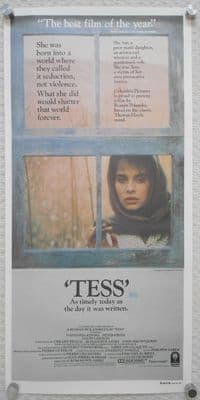 Tess, Original Australian daybill poster, Nastassja Kinski, '79
