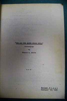 The Day the Earth Stood Still  - Original Script