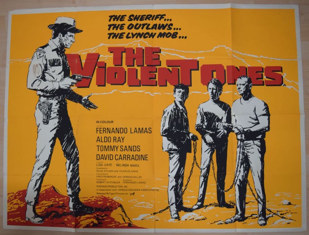 The Violent Ones 1967 Film Poster UK Quad