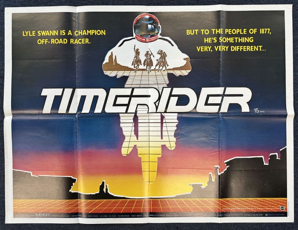 Timerider The Adventure of Lyle Swann - UK Quad Poster Fred Ward