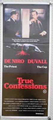 True Confessions, Original Australian daybill, Robert De Niro, Robert Duvall 81