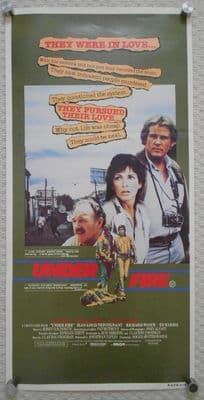 Under Fire, Original Australian daybill poster, Nick Nolte, Gene Hackman, '83