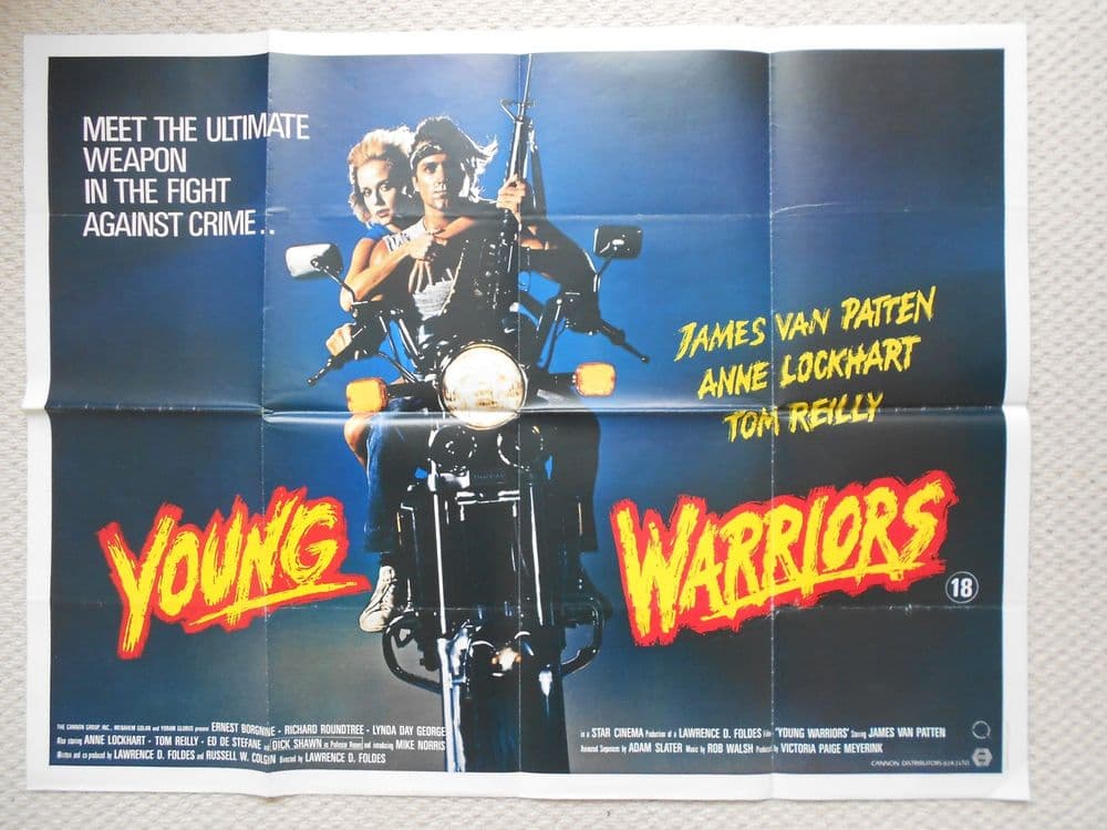 Young Warriors Original UK Quad Poster Ernest Borgnine Motorbike ...