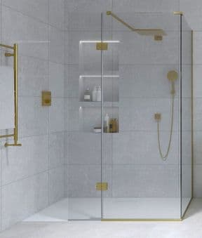 The Shower Lab View 19.3H Walk-in Shower Enclosure