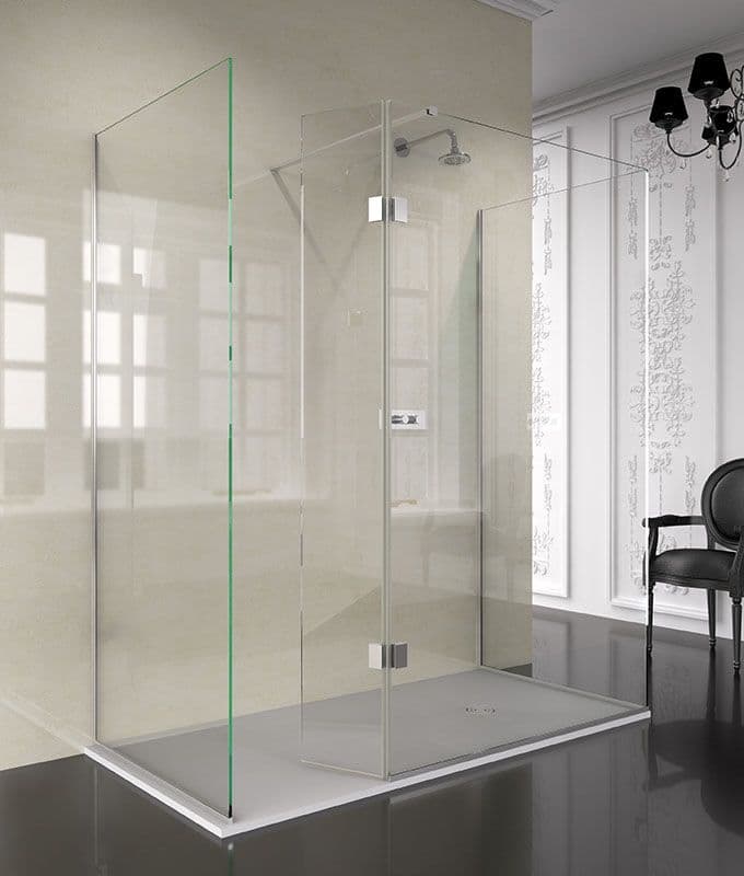 The Shower Lab View 19 3H Walkin Shower Enclosure with End Return Panel