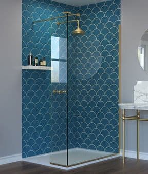 The Shower Lab View 19F Walk-in Shower Enclosure