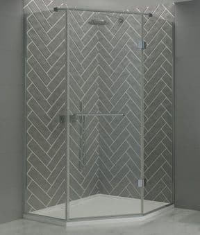 The Shower Lab View 25 Corner Shower Enclosure