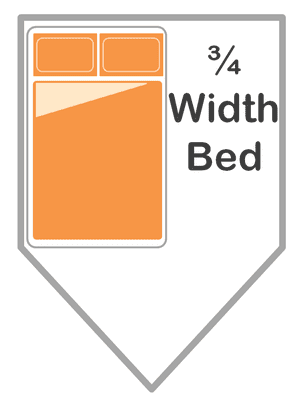 3/4 Bed Fitted Sheet