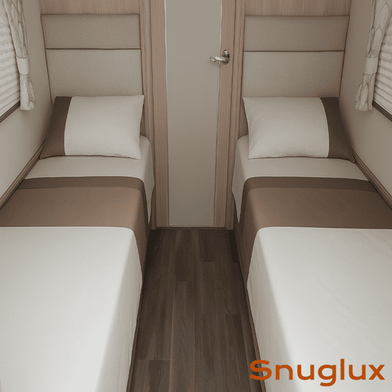 Asina Duet Fixed  Single Bed Duvet Set | Caravan Bedding | Tailored & UK-Made  Duvet Set