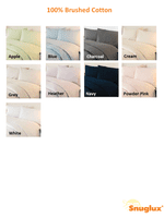 Brushed Cotton Single Bed Duvet Set