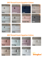 Contrasting Band Single Bed Duvet Set