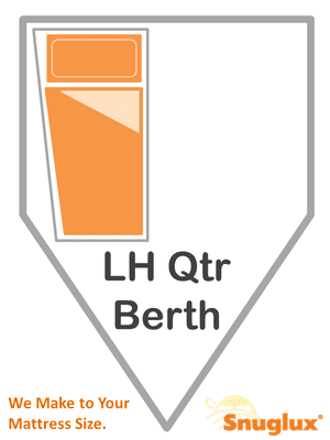 LH Quarter Berth - Fitted Sheet