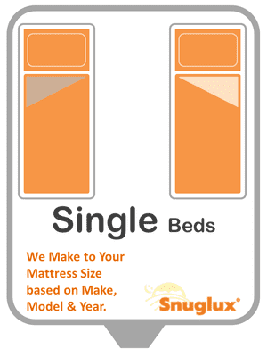 Semi Fitted Top Sheet - Fixed Single Bed