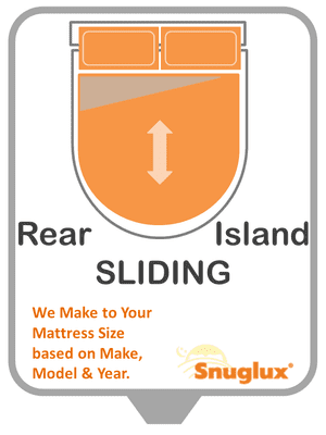 Sliding Rear Island Mattress Protector