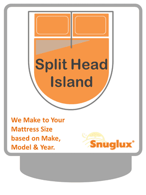 Split Head End Island Bed