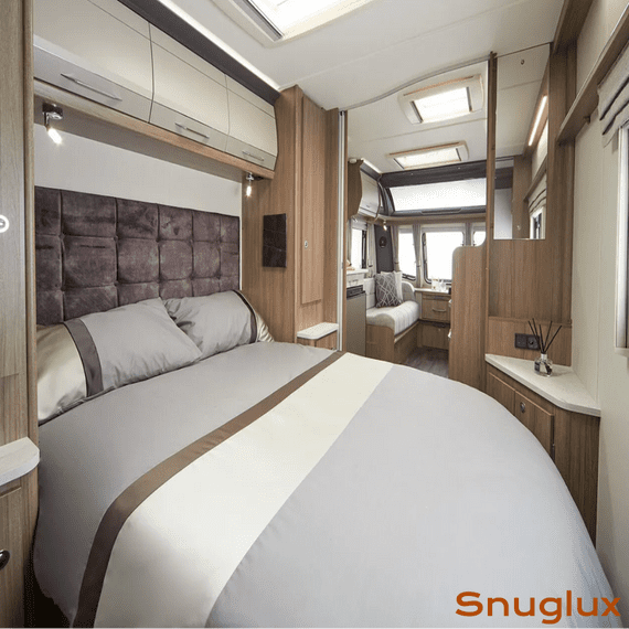 Asina Duet Duvet Set – Custom Caravan & Motorhome Bedding with Contrasting Bands