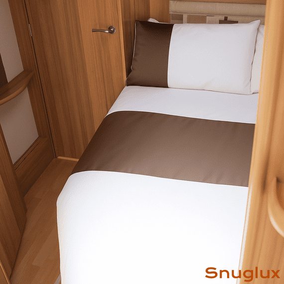 Asina Solo Duvet Set – Custom Caravan & Motorhome Bedding with Contrasting Bands