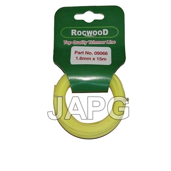 1.6mm x 15m Professional Quality Strong Nylon Grass Trimmer Strimmer Line 1.5mm ( ROUND PROFILE )