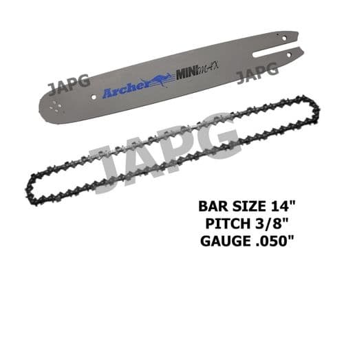 14" Bar & Chain Set, Stihl 019T, 023, MS190T, MS191T, MS201, E140 Chainsaw Part ARCHER