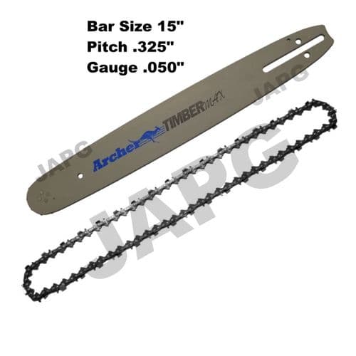 15" Bar & Chain Set, Husqvarna 234, 238, 242, 246, 254, 257, 261, 262  Chainsaw