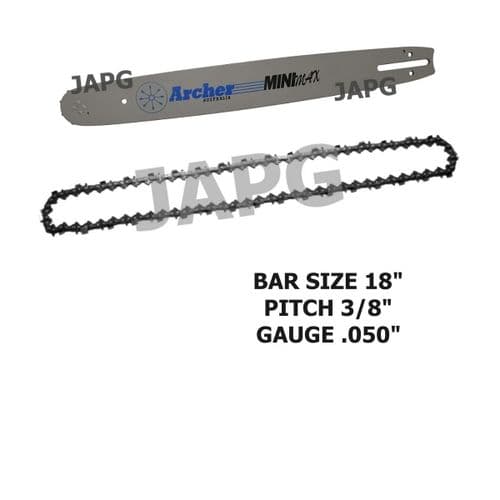 18" Bar & Chain Set, Mac Allister MCS2400 Electric Chainsaw Part B&Q