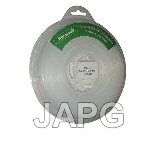 2.5mm x 90m Professional Quality Strong Nylon Grass Trimmer Strimmer Line 2.4mm ( ROUND PROFILE )