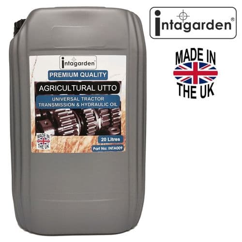 20 Litre Agricultural UTTO Oil, Universal Tractor Transmission Oil, Hydraulics, Wet Brakes, 20L