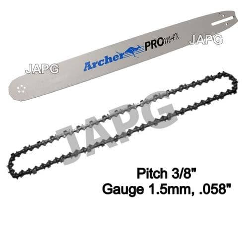 24" Bar & Chain Set Husqvarna 162, 163, 180, 185, 260, 263, 280, 285, 380, 480, 1100, 2100, 2101