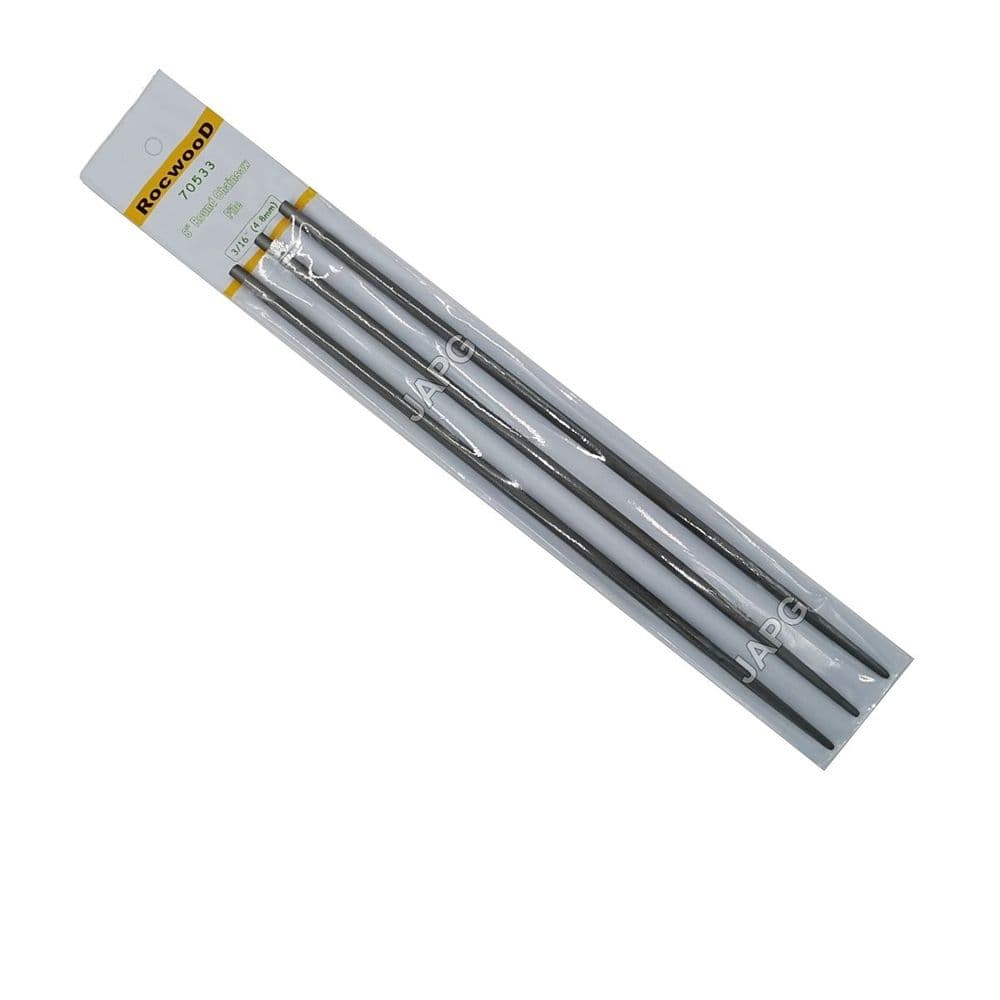 3/16" 4 8mm Chainsaw Files for 325" Chains PACK OF 3 For Sharpening Tool 8"