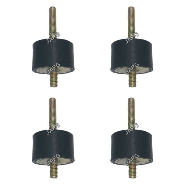 4 Pack, Anti Vibration Rubber Mounting, M8, Size 3, Engine, Generator, Pressure Washer, Water Pump