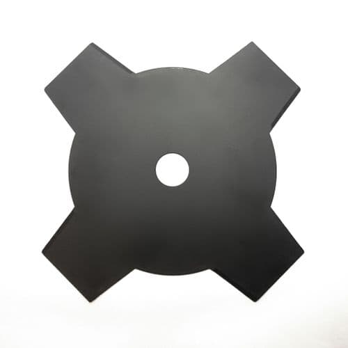 4 Tooth Metal Brush Cutter Blade, 230mm ( 9" ) x 25.4mm ( 1" ) x 1.5mm Thick