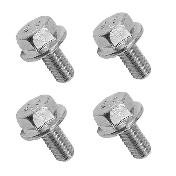 4 x Deck Fan Mounting Bolt, Honda HF2315, HF2417, HF2620 Ride On Mower Part 80682-VK1-003