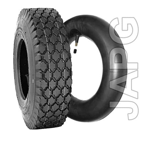 4.10/3.50-4, Turf Tyre & Inner Tube Set, For 4" Wheel Rims, RST Tire, 4 PLY