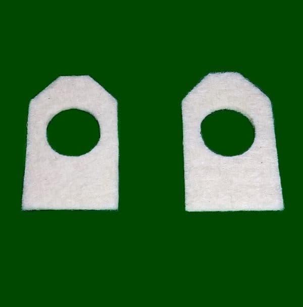 Bearing Block Felt Pads, Atco Commodore B12, Deluxe B12 Mower Part L08472, L8472, F016L08472