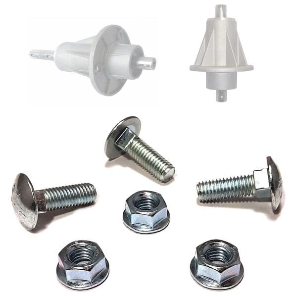 Bolt, Nut Fitting Kit for Deck Mandrels, Honda HF2216, HF2218, HF2220 Ride On Mower Parts