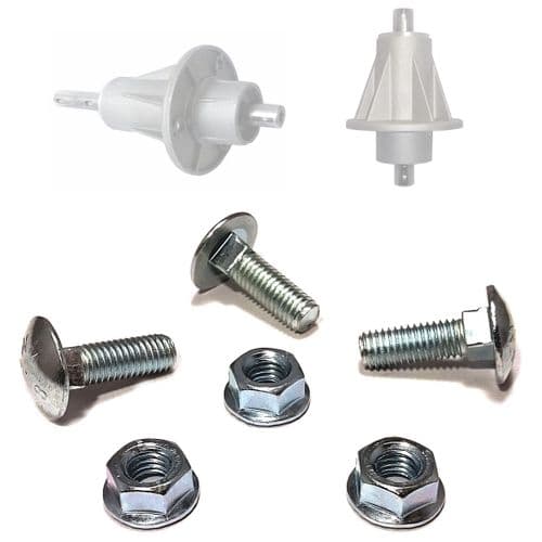 Bolt, Nut Fitting Kit for Deck Mandrels, Honda HF2622 Ride On Mower Parts