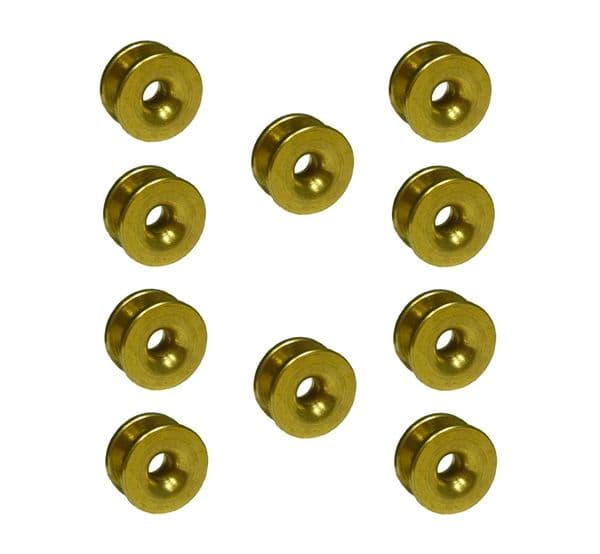 Brass Eyelets, Workshop Pack of Ten, for Trimmer, Strimmer, Brush Cutter Heads