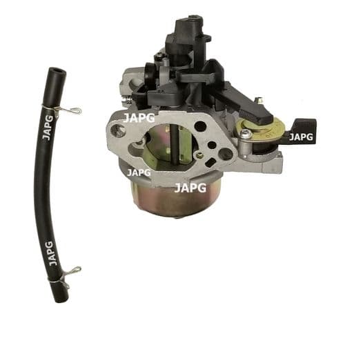 Carburettor Assembly & Fuel Pipe, Honda GX240 Engine, 16100-ZE2-W71, BE70B Carb Part