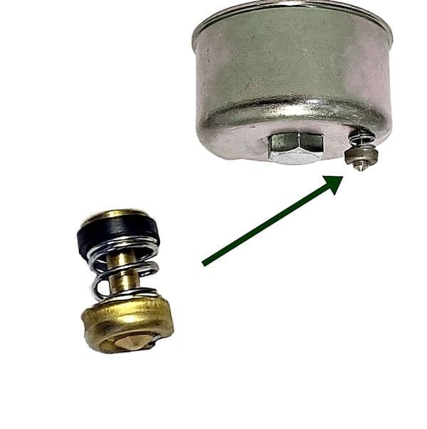 Carburettor Bowl Drain Seal Valve, Qualcast Cultimatic B66 Rotovator, A114 Engines with Dellorto Carbs