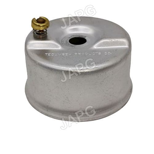 Carburettor Float Bowl & Drain Valve, Qualcast 35s, 43s, AQ148, Tecumseh Carburettor Only