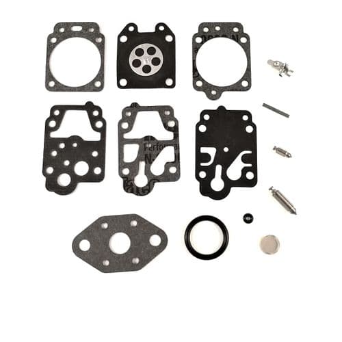 Carburettor Repair Kit, Dynamac DB22, DB26, DB26L, DB26TR Trimmer Diaphragms, Gaskets, Needle, Lever